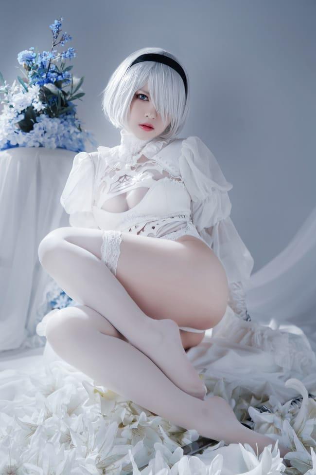 半半子 &#8211; NO.55 Automataヨルハ二号B型 白礼服[51P-91MB]