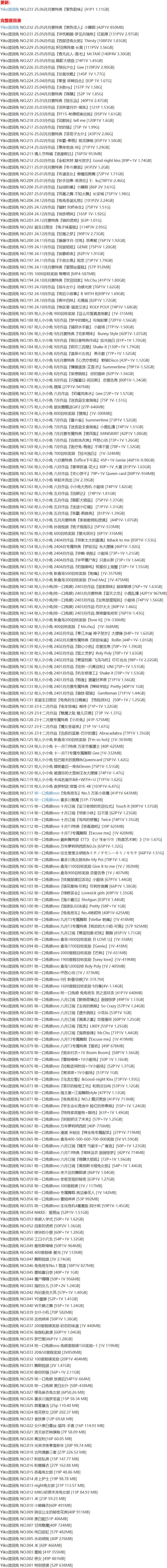 咬一口兔娘 – 写真图片合集【持续更新中】-1