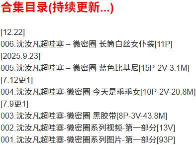 沈汝凡超哇塞 – 微密圈写真合集【持续更新中】-1