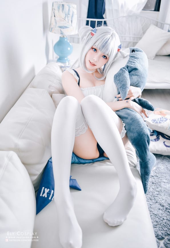 ElyEE子 &#8211; NO.071 噶呜·古拉(小鲨鲨) cosplay 泳装[19P/46MB]