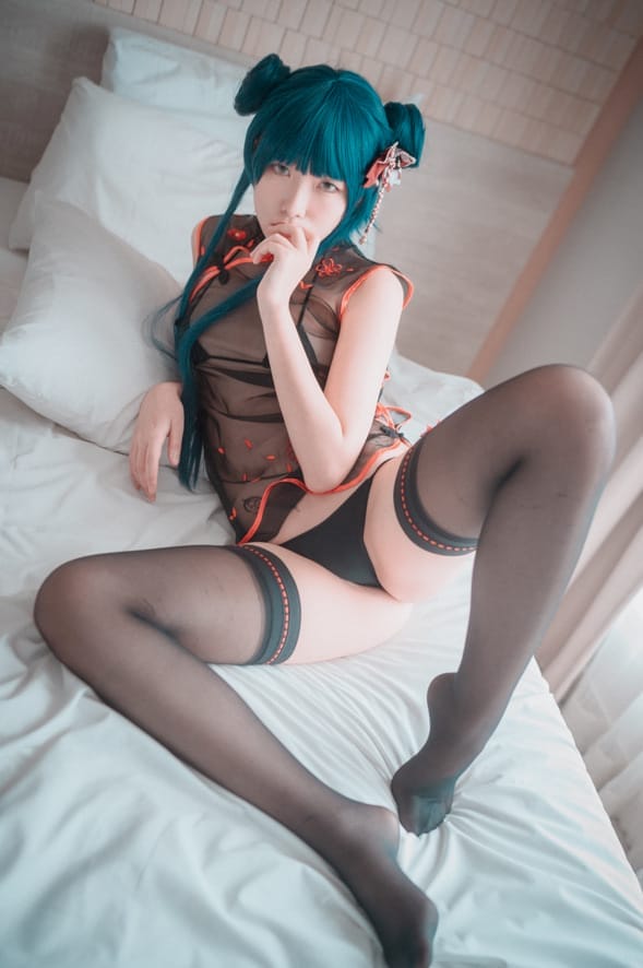 SonSon &#8211; NO.015 [DJAWA] Sheer Qipao Girl[45P/492MB]
