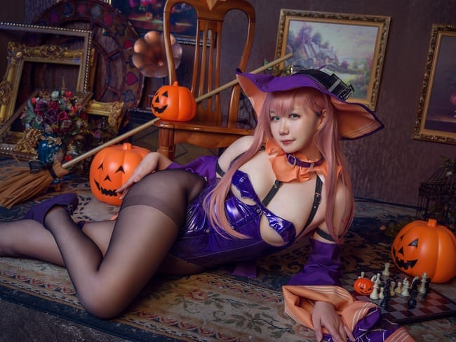 麻花麻花酱 – NO.41 Memphis Halloween (Azur Lane)[40P-425MB]