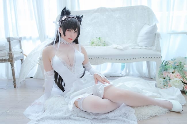Nyako喵子 –  NO.041 爱宕婚纱[62P-177MB]