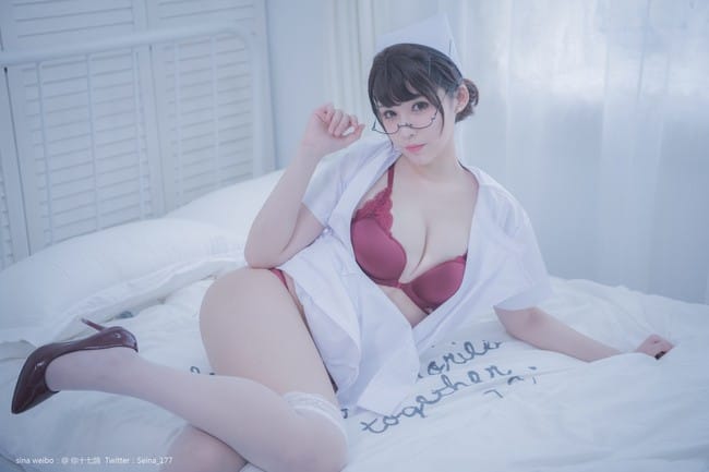 你十七鸽 – NO.03 白色护士[110P1V-535MB]